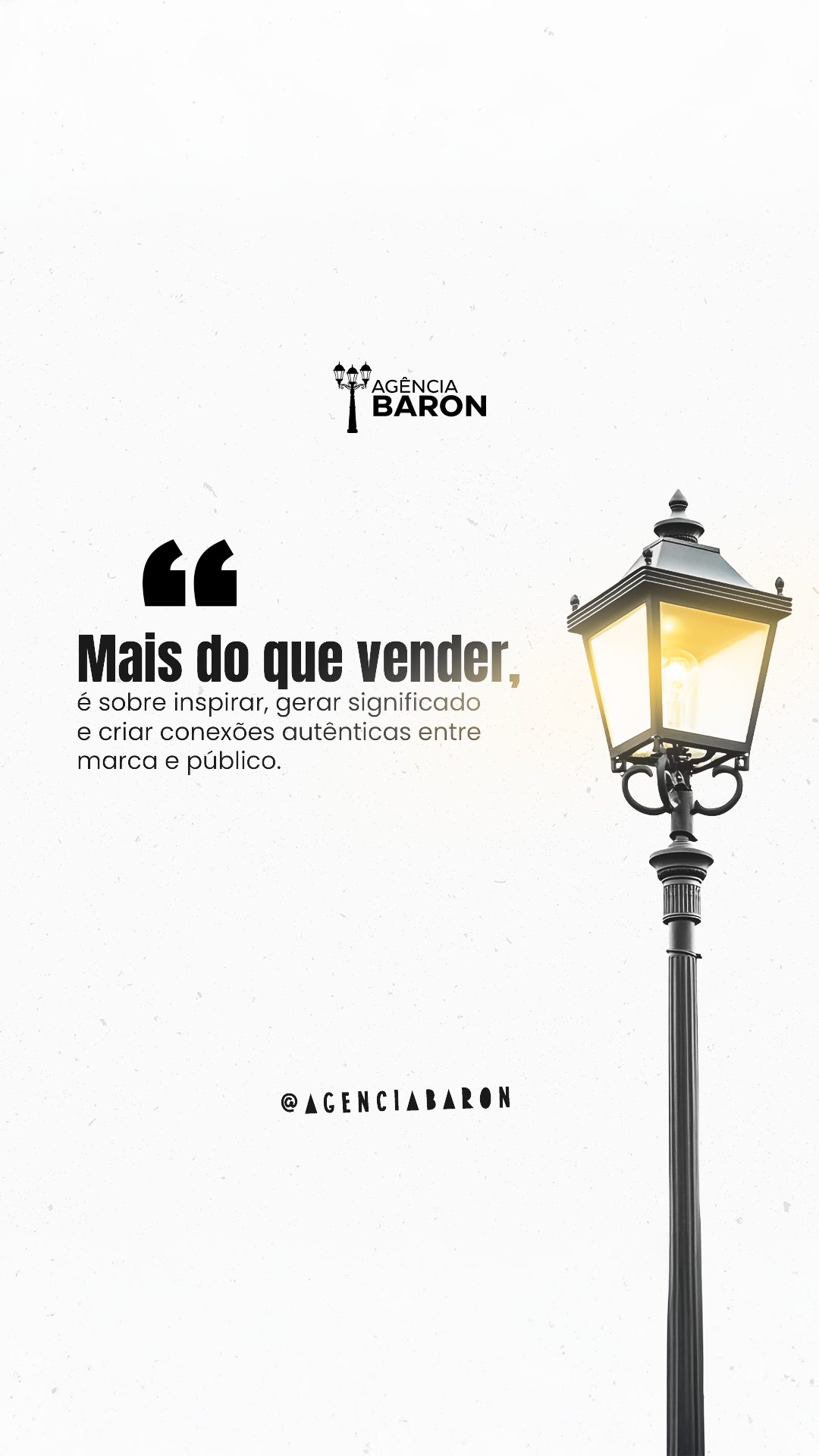 Mais do que vender, é sobre inspirar